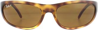 Ray-Ban Rectangle Havana Brown Polarized Sunglasses