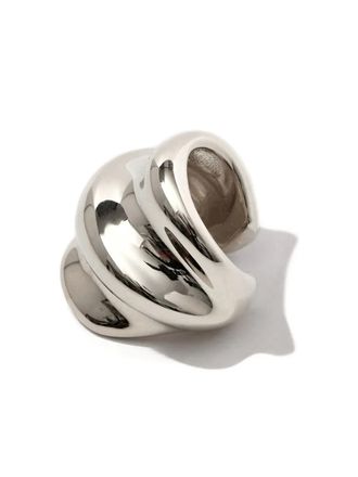 Otiumberg metallic wave ear cuff - Silver