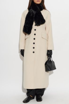 By Malene Birger Wool Coat Magdalena, Womens, Cream