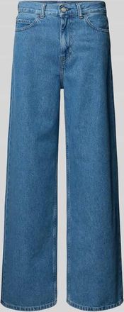 Carhartt Work in Progress High Waist Jeans mit weitem Bein Modell Jane in Hellblau, Größe 29
