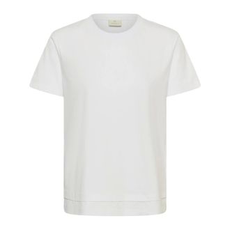 Kaffe T-shirt - Dames - Tops - Wit - Maat: XS Katoen