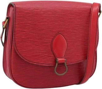Louis Vuitton Tweedehands leren Louis Vuitton tassen - Dames - Vintage Schoudertas - Rood - ONE Size - Vintage
