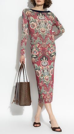 Etro Patterned Skirt, Womens, Multicolour