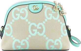 Gucci Ophidia Dome Jumbo GG Canvas Small shoulder bag - Groen