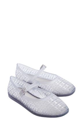 Melissa Harper Mary Jane Jelly Flat in Clear at Nordstrom, Size 10