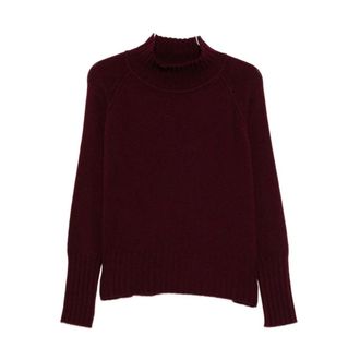 Be You Cashmere Turtleneck Jumper - female - Be You - Cashmere Knitwear - Red - XS - Knitwear