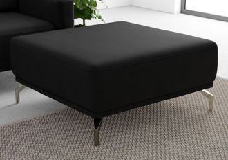 Sit&more Hocker »Bailando« mit Federkern und satinierten Nickelfüssen