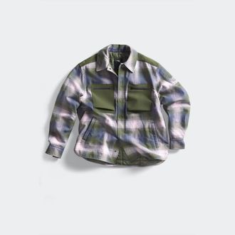 Canada Goose Threader Overshirt (Men, Pink Khaki Plaid, XL)