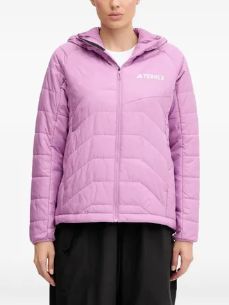 adidas Gevoerd jack met capuchon - Roze