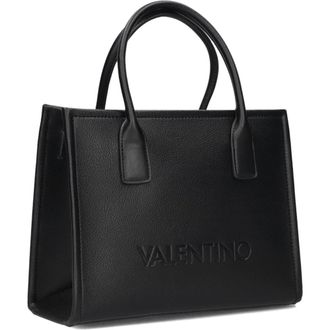 Valentino Tote Bags, female, Black, Size: ONE SIZE Black Shopping Bag Wilk
