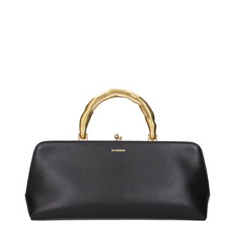 Jil Sander Black Leather Womens Handbag