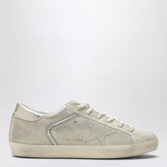 Golden Goose Super-Star beige/platinum suede Sneakers