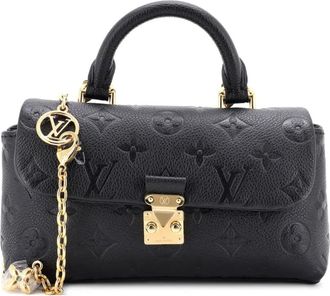 Louis Vuitton Madeleine Handbag Monogram Empreinte Leather Nano satchel - Nero