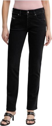Diesel 1992 D-Jiann L.32 - Dames - Jeans - Zwart - Maat: W28 L32 Katoen