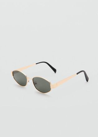 Mango Occhiali da sole montatura metallica oro - Donna - Taglia unica - MANGO