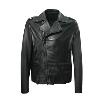 Salvatore Santoro Glov Leather Jacket - Heren - Leren en Su&egrave;de Jassen - Zwart - XL - Leer - Jassen