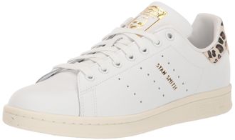 adidas Originals adidas Womens Stan Smith Shoe Sneaker, White/Supplier Colour/Gold Metallic, 9.5