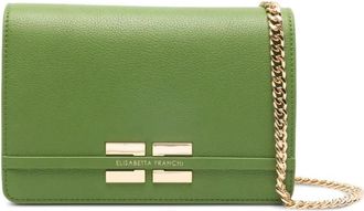 Elisabetta Franchi Shoulder Bag - Dames - Schoudertassen - Groen - ONE Size - Katoen - Tassen