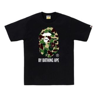 A Bathing Ape ABC Camo T-Shirt Black Green 1M30-110-005-BLKGRN
