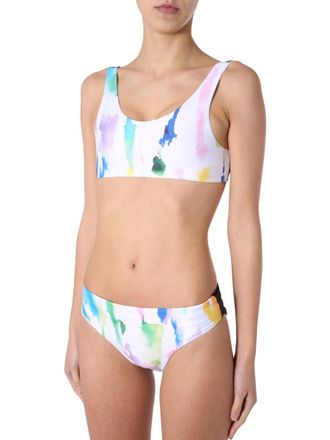 &ecirc;tre c&eacute;cile Printed Logo Bikini Top - Multicolor
