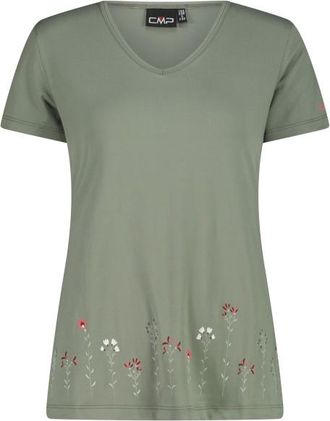 F.lli Campagnolo T-Shirt V-Neck Funktionsshirt f&uuml;r Damen | oliv