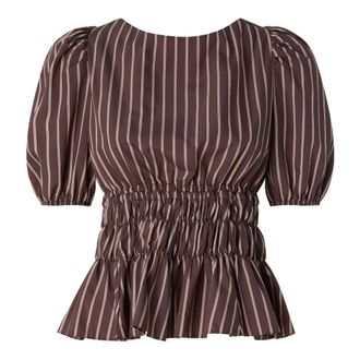 Pinko Blouses, female, Brown, Size: XS Jeanette Top