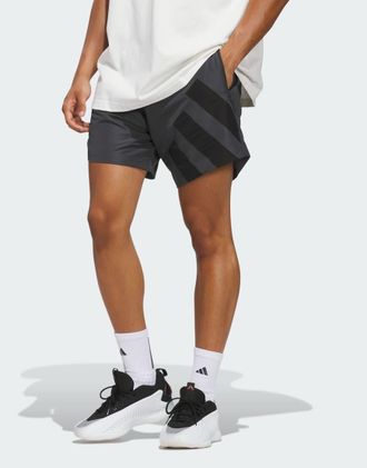 adidas Anthony Edwards Foundation - Pantaloncini grigi-Grigio