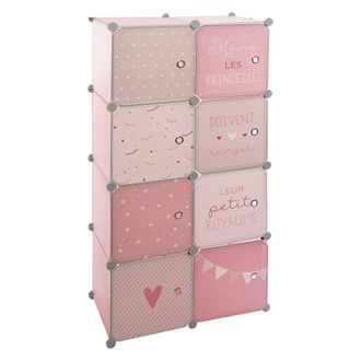 Atmosphera Atmosphera - Taquillas De Almacenamiento Para Ni&ntilde;os Color Rosa L. 65 X D. 31,5 X H. 125 Cm - Rosa