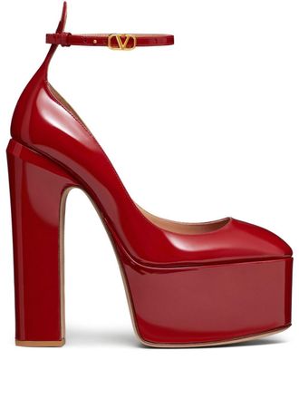 Valentino Garavani Pumps platform Tan-Go 155mm - Rosso