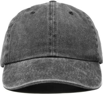 Dalix Washed Cotton Baseball Cap in Washed Black at Nordstrom