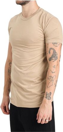 Dsquared2 Tops, Heren, Beige, XL, T-shirt