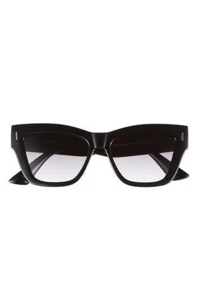 Vince Camuto 53mm Gradient Wide Cat Eye Sunglasses in Black at Nordstrom Rack