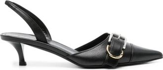 Givenchy Voyou Slingback Pumps - Dames - Pumps - Zwart - 39 EU - Leer - Schoenen