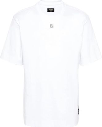 Fendi WHITE MJ FF METAL T-SHIRT