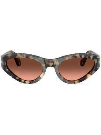 Persol Zonnebril met cat-eye montuur - Bruin