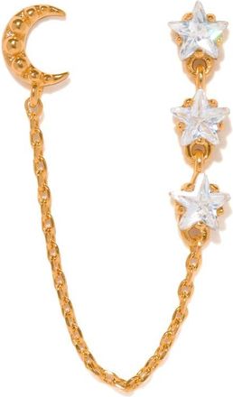Girls Crew Lunar Link Double Stud Earring in Gold at Nordstrom