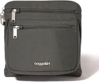 Baggallini Securtex Anti-Theft Crossbody Bag in Charcoal at Nordstrom