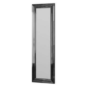 Dmora Espejo Croviana, Forma Rectangular, De Pared, Estructura Transparente, 30x90h Cm Plata