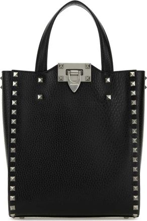 Valentino Garavani Rockstud Tote Bag - Heren - Shoppers - Zwart - ONE Size - Leer - Tassen