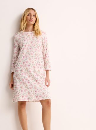 Miiyu Womens Soothing tone pattern crew-neck sleep Tee Shirt