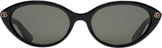 Gucci Gg 2110s Zonnebril - Dames - Zonnebrillen - Zwart - 54 MM - Accessoires