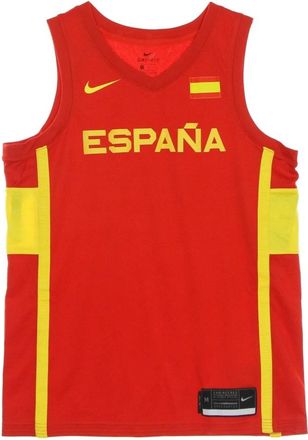 Nike Basketball Tanktop Olympische Spelen van Tokio - Heren - Fitness - Rood - L - Polyester - Fitness