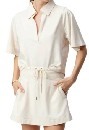 Sundays Venus Popover Top In Birch