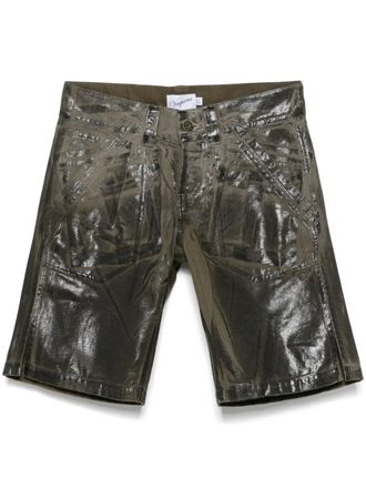 Vaquera coated shorts - Green