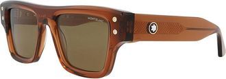 Montblanc Mens Mb0253s 52Mm Sunglasses