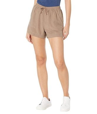 Splendid Noah Sweat Shorts Womens Mocha Lyocell Drawstring Waist Active JDM1983