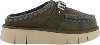 Mou Bounce Klomp voor Dames - Dames - Slip ons - Groen - 37 EU - Schoenen
