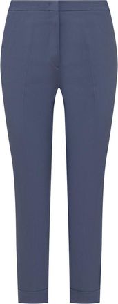 Etro Blue Slim Flat Front Pants