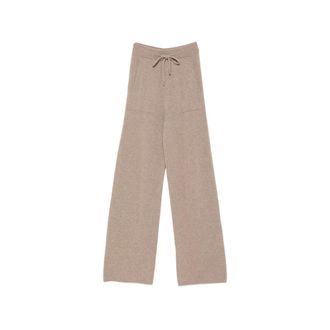 Max Mara Drawstring-waist Knitted Trousers