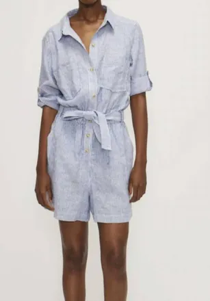 M&eacute;lissa Nepton Sury Romper In Navy
